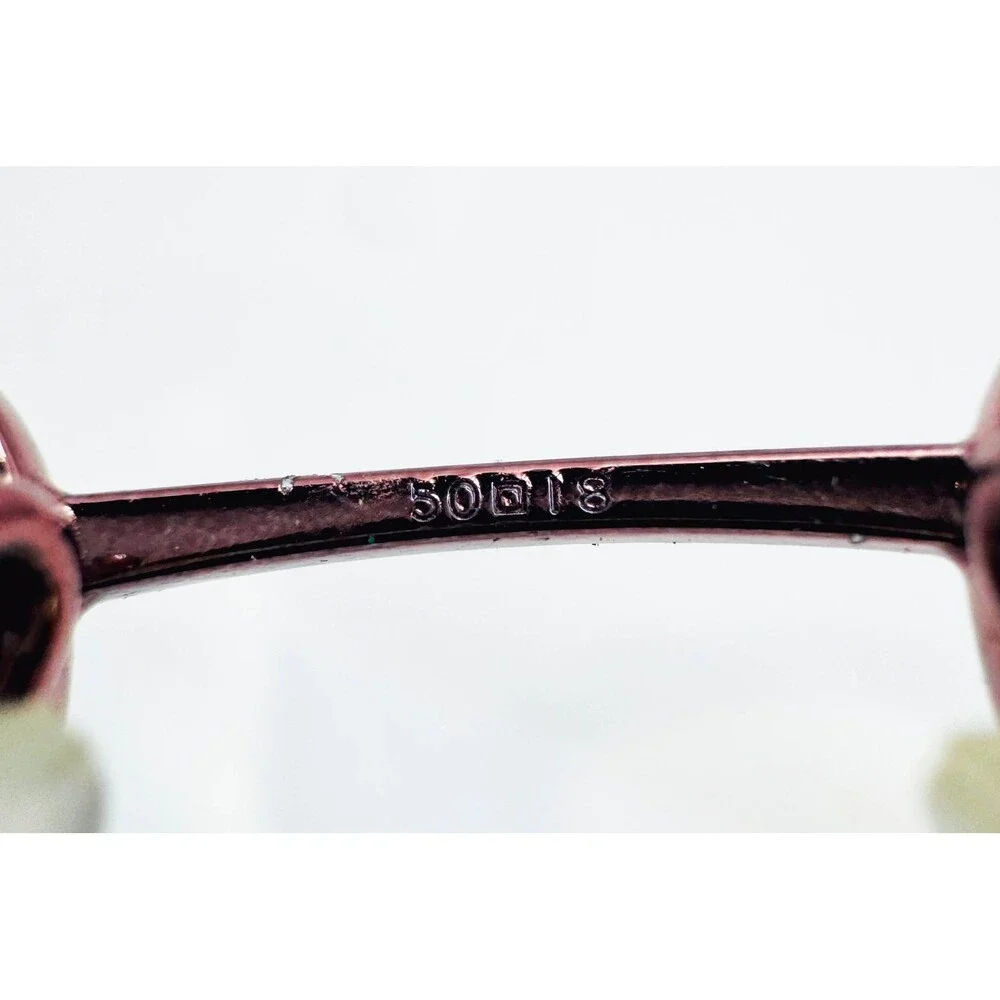 Elle Eyeglasses Womens Burgundy Semi Rimless EL13427 WI 50-18-135 50mm